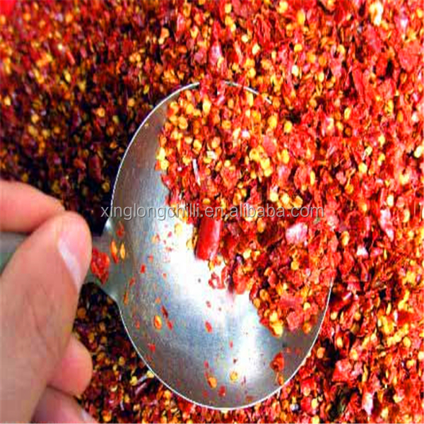  el aire del 100% secó las escamas rojas machacadas de Chili Pepper
