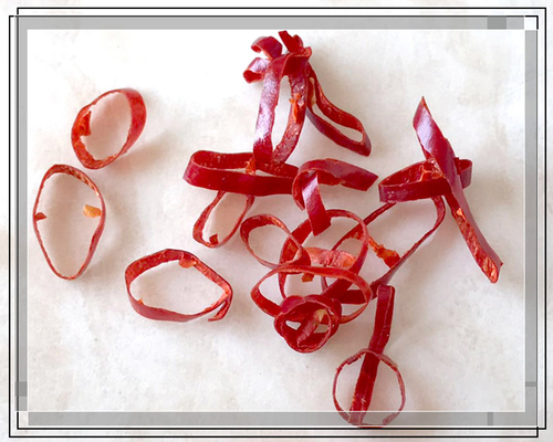 Anillo de chile de sabor caliente 000-50 Rojo fuerte sabor a chile picante