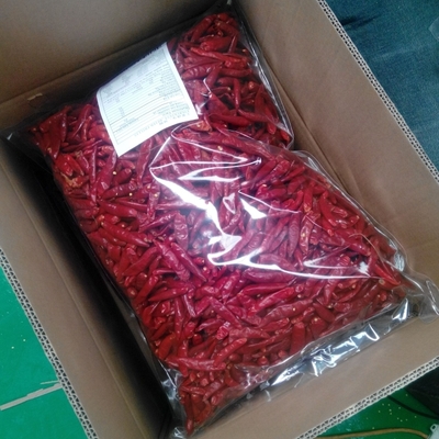 GMP secos picantes chiles rojos de Tianjin 100g con un rico sabor rico en vitamina C