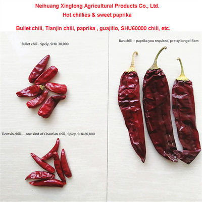 Pimienta roja picante seca 10-25 kg/saco 000-20 Scoville