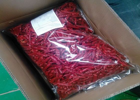 Las vainas rojas de los chiles de MUI Tianjin Red Chilies Authentic escogen la hierba