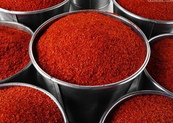 Chile en polvo rojo suave orgánico con nivel de picante de 0-100 SHU y 100 gramos de peso neto para cocina china