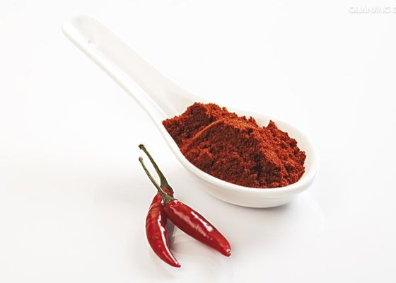 Chile en polvo rojo suave orgánico con nivel de picante de 0-100 SHU y 100 gramos de peso neto para cocina china