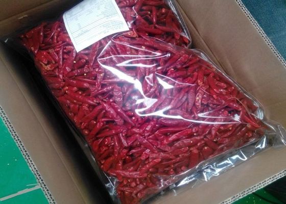 Pimientas de cayena de deshidratación rojas que desecan 15000 SHU Pungent Flavor