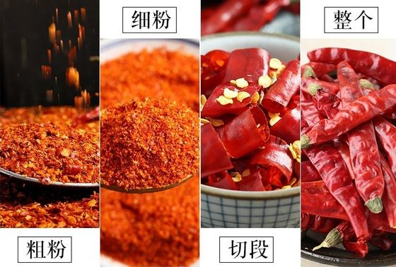 Los chiles de Kimchi sazonan el polvo con pimienta Xinglong Chili Powder rojo suave los 40M