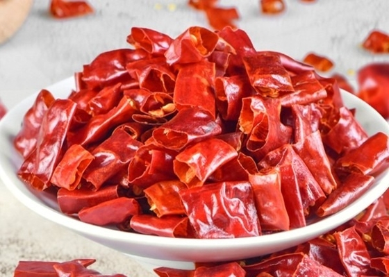 Pimentones rojos secos 100% puros con un sabor fuerte y picante