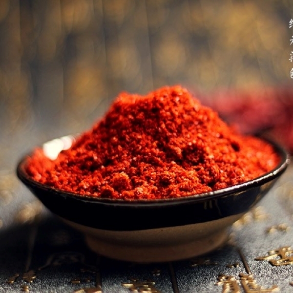 Con alto contenido de vitamina C, polvo de chile suave, color rojo, 100 g.