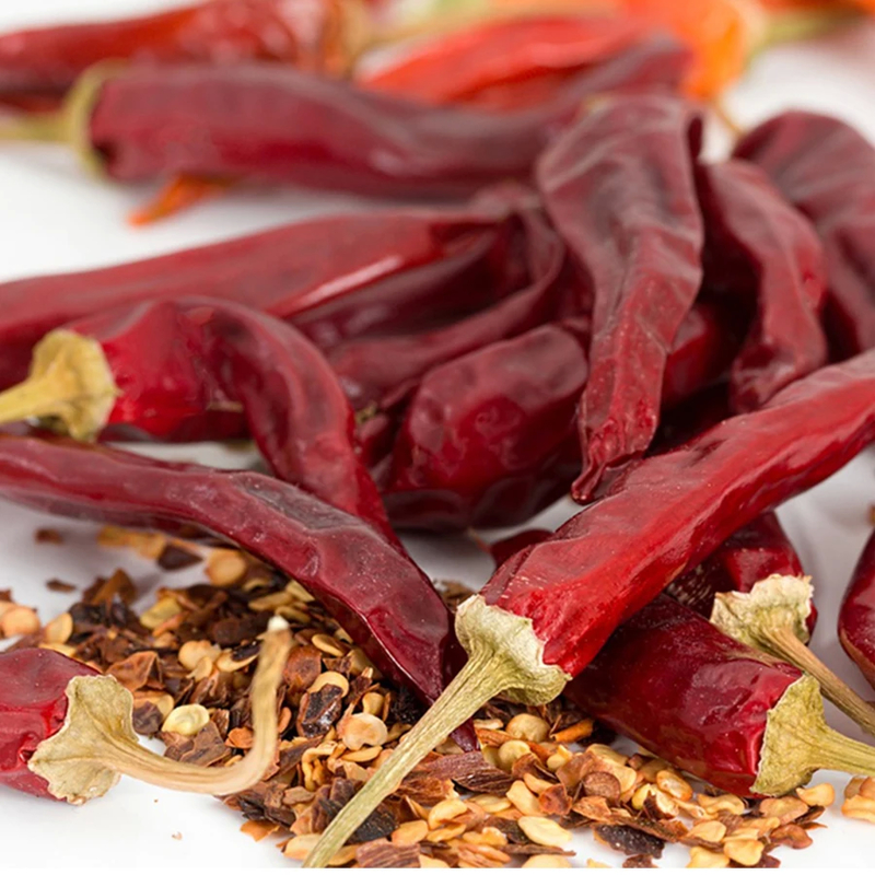 Pimentón de cayena picante Pimentón de chile de tianjín fuerte Sanying Paprika sin tallo o cortado en tallo
